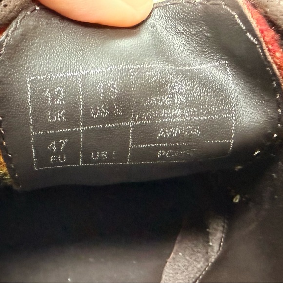 Rare Dr. Martens x Pendleton Sz 13 Leather Wingtip Oxfords Santa Fe Stripe Wool - Picture 12 of 12